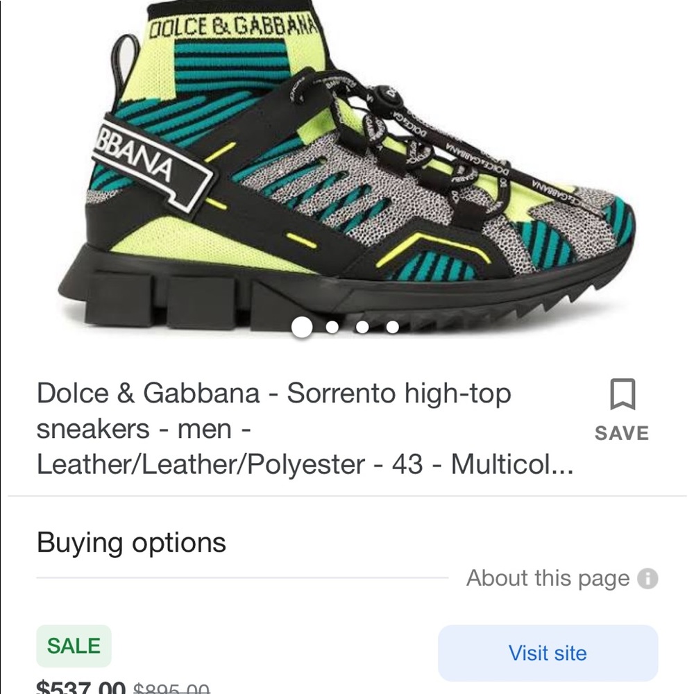 D&G shoes